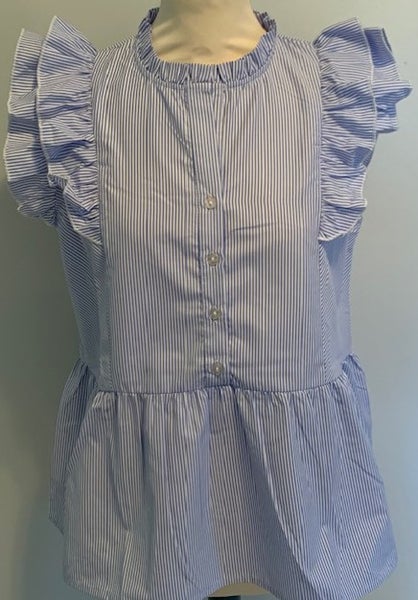 MAPP Stripe Blouse Frill